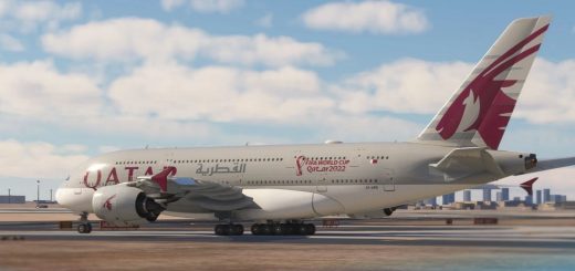 Qatar Airways Pack w/Cabin – FBW A380X [8K/4K] v1.5